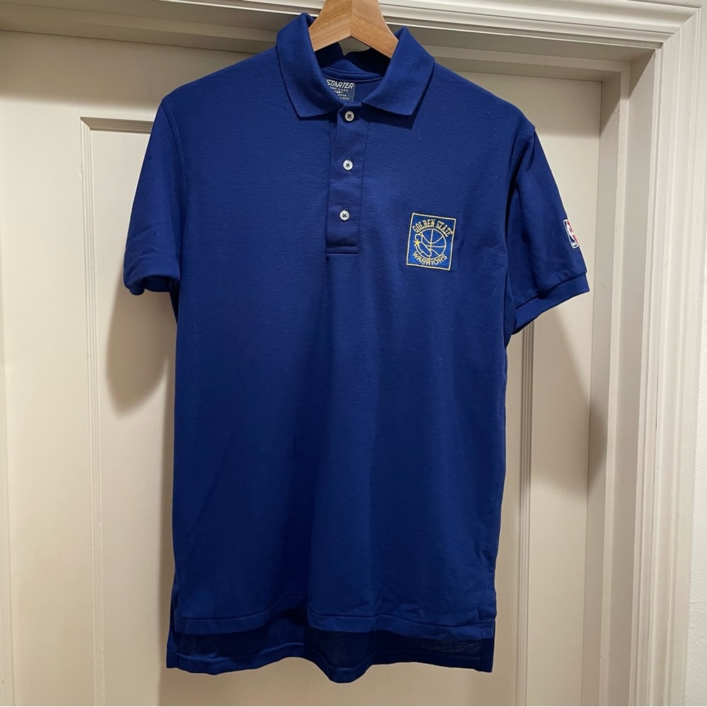 New Vintage Starter NBA Golden State Warriors Women’s Polo T-shirt